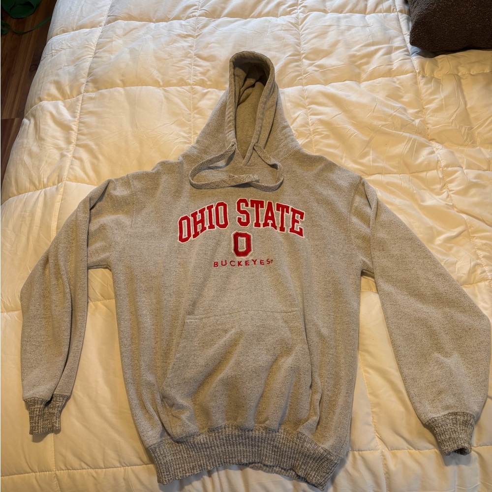 Ohio State Buckeyes Heather Gray Hoodie
